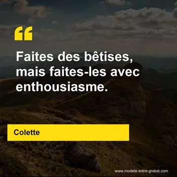 Citation Colette