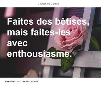 Citations Colette