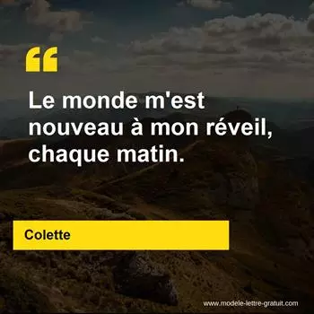 Citation Colette