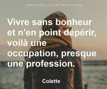 Citation de Colette