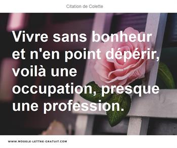 Citations Colette