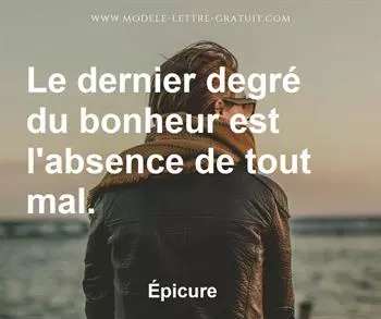 Citation de Épicure