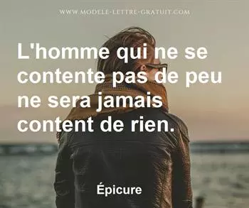 Citation de Épicure