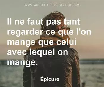 Citation de Épicure