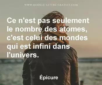 Citation de Épicure