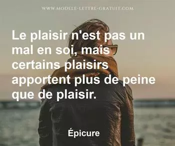 Citation de Épicure