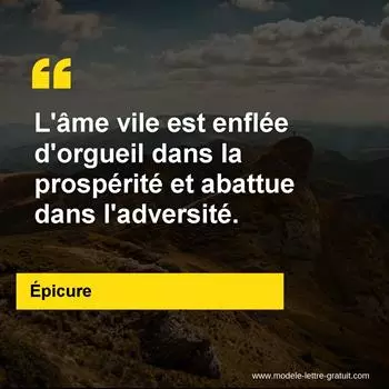 Citation Épicure