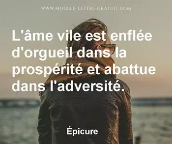 Citation de Épicure