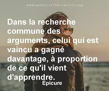 Citation de Épicure