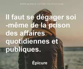 Citation de Épicure