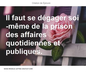 Citations Épicure