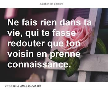 Citations Épicure