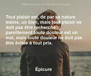 Citation de Épicure