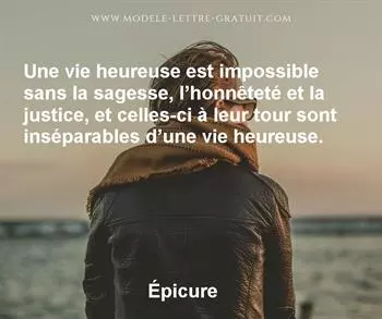 Citation de Épicure