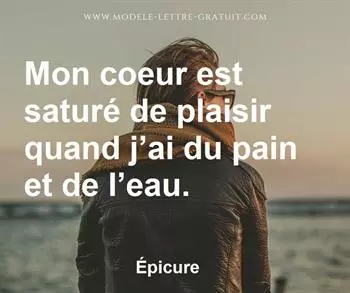 Citation de Épicure