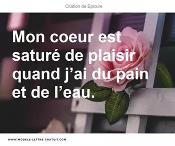 Citations Épicure