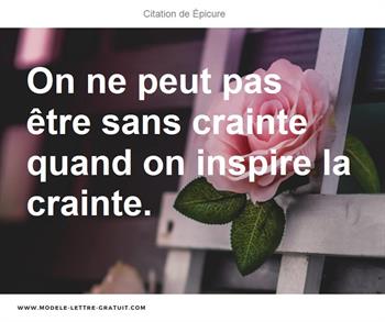 Citations Épicure