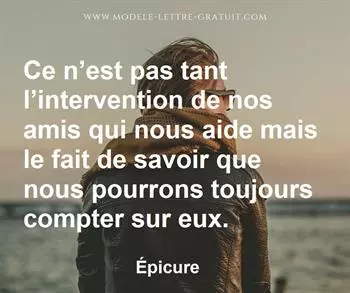 Citation de Épicure