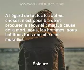 Citation de Épicure