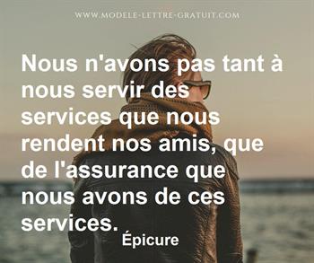 Citation de Épicure