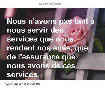 Citations Épicure