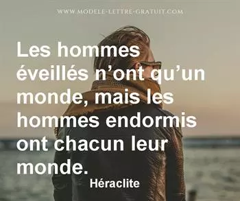 Citation de Héraclite
