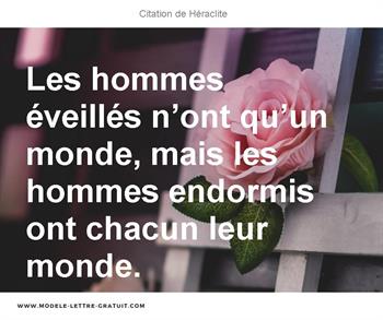 Citations Héraclite