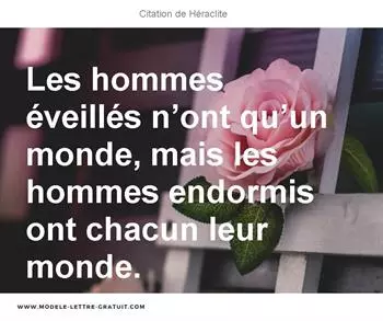 Citations Héraclite