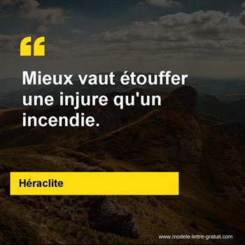 Citations Héraclite