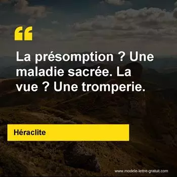 Citation Héraclite