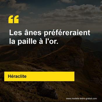 Citations Héraclite