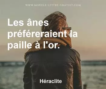 Citation de Héraclite