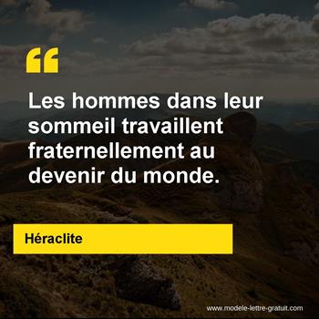 Citation de Héraclite