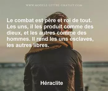 Citation de Héraclite