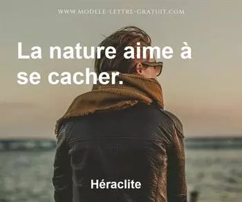 Citation de Héraclite