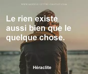 Citation de Héraclite