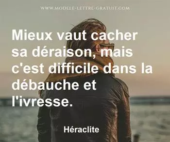 Citation de Héraclite