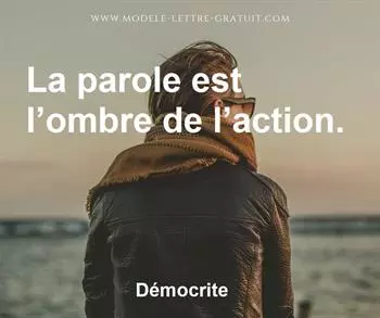 Citation de Démocrite