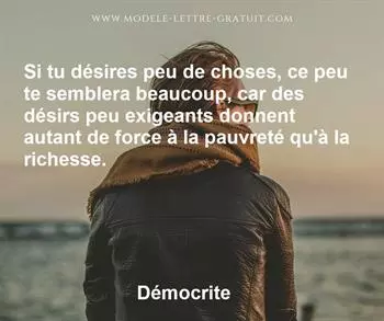Citation de Démocrite