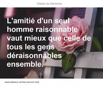 Citations Démocrite