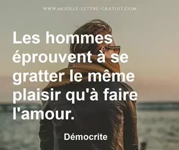 Citation de Démocrite