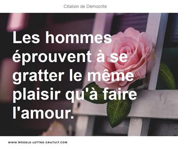 Citations Démocrite