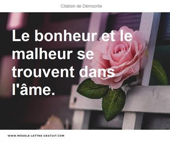 Citations Démocrite