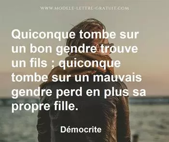 Citation de Démocrite