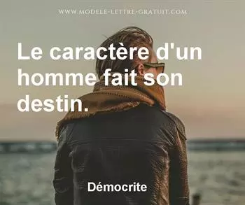 Citation de Démocrite