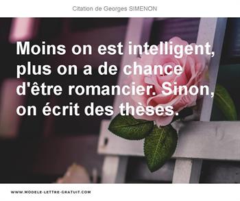 Citations Georges SIMENON