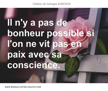 Citations Georges SIMENON