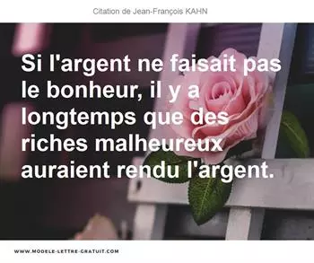 Citations Jean-François KAHN