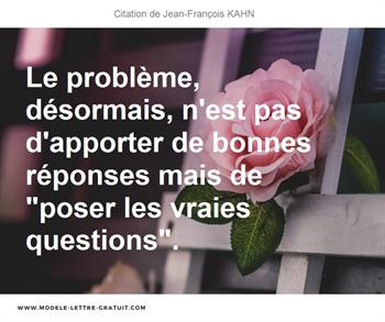 Citations Jean-François KAHN