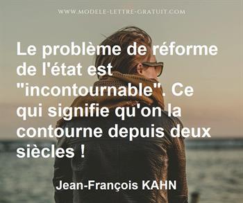 Citation de Jean-François KAHN